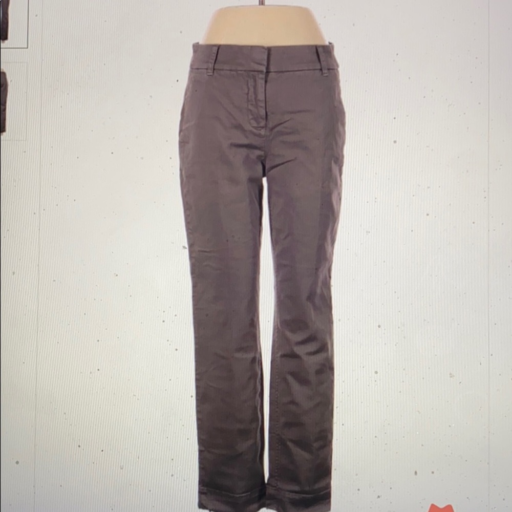 🌸Awesome JCrew Kahkis size 6. Gray - Picture 1 of 6